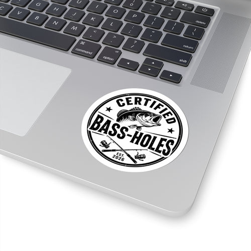 3 Inch "Certified Bass-Holes" Sicker / Decal
