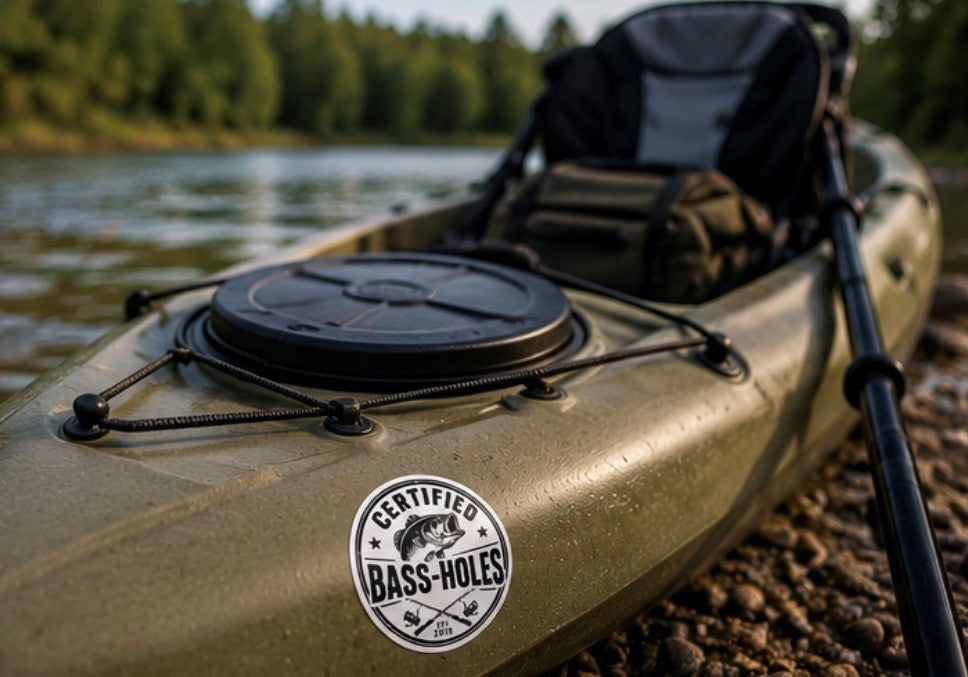 3 Inch "Certified Bass-Holes" Sicker / Decal
