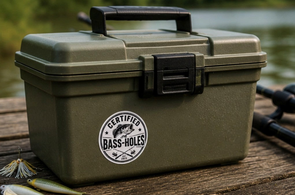 3 Inch "Certified Bass-Holes" Sicker / Decal